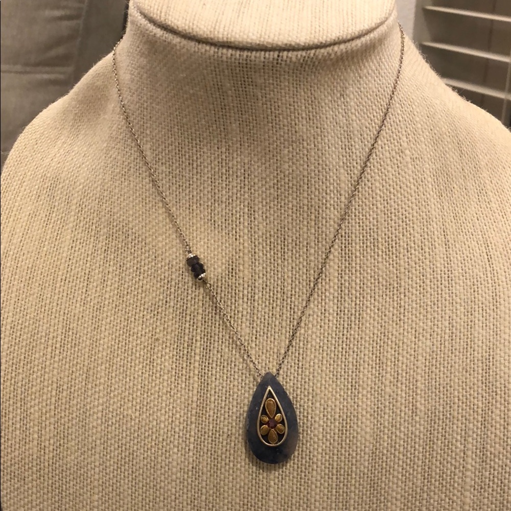 Brighton Blue Brazilian Quartz Necklace